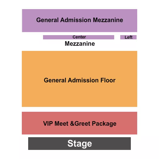 HOLLYWOOD THEATRE VANCOUVER VIP GAFLR GAMEZZ Seating Map Seating Chart