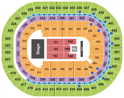 RICARDO ARJONA Seating Map Seating Chart