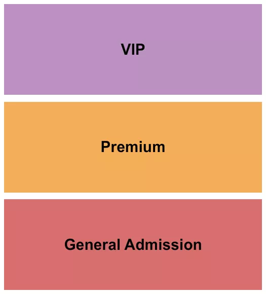 GA PREMIUM VIP Seating Map Seating Chart