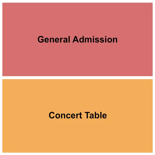 GA TABLE Seating Map Seating Chart