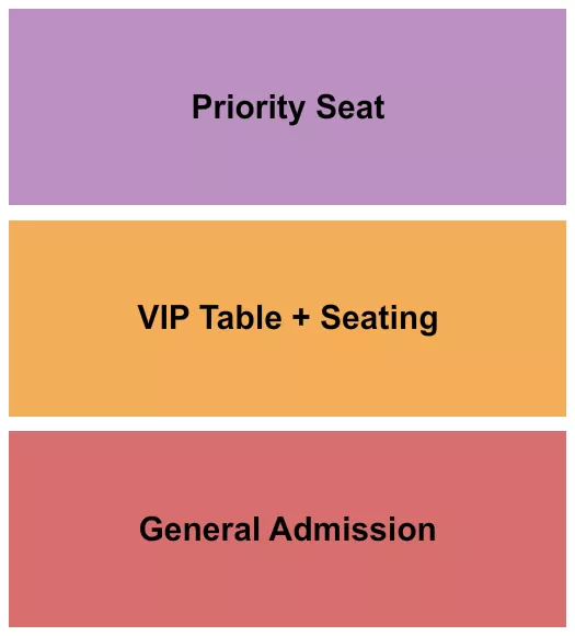 GA VIP TABLE PRIORITY SEAT Seating Map Seating Chart