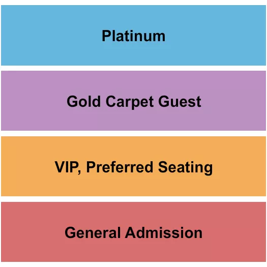 HYENAS COMEDY NIGHT CLUB FORT WORTH GA PLAT GOLD VIP Seating Map Seating Chart
