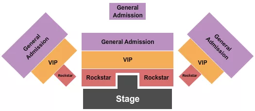 X ROCKS Seating Map Seating Chart
