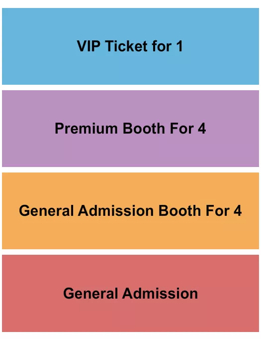 IMPROV COMEDY CLUB BREA GA BOOTH PREM VIP Seating Map Seating Chart