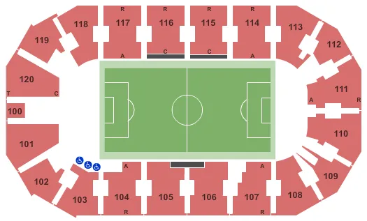 SOCCER Seating Map Seating Chart