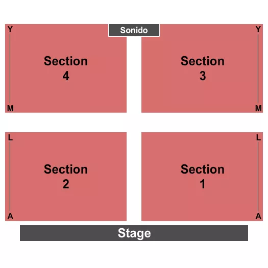 ENDSTAGE 2 Seating Map Seating Chart