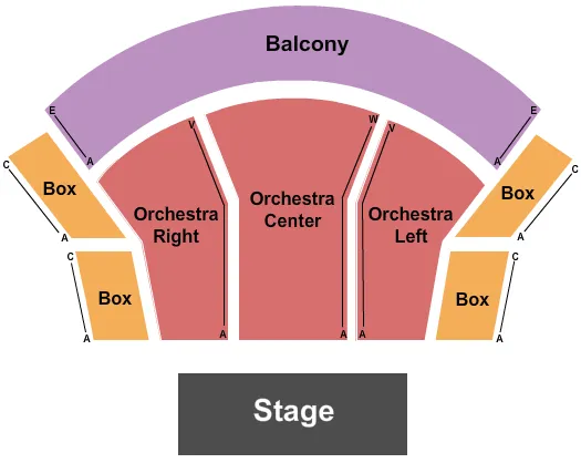 ENDSTAGE 2 Seating Map Seating Chart