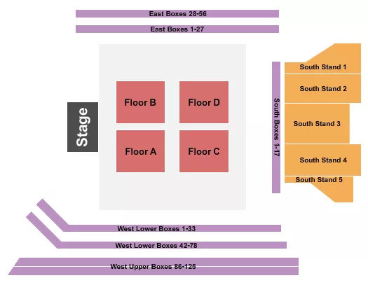 CEREMONY Seating Map Seating Chart