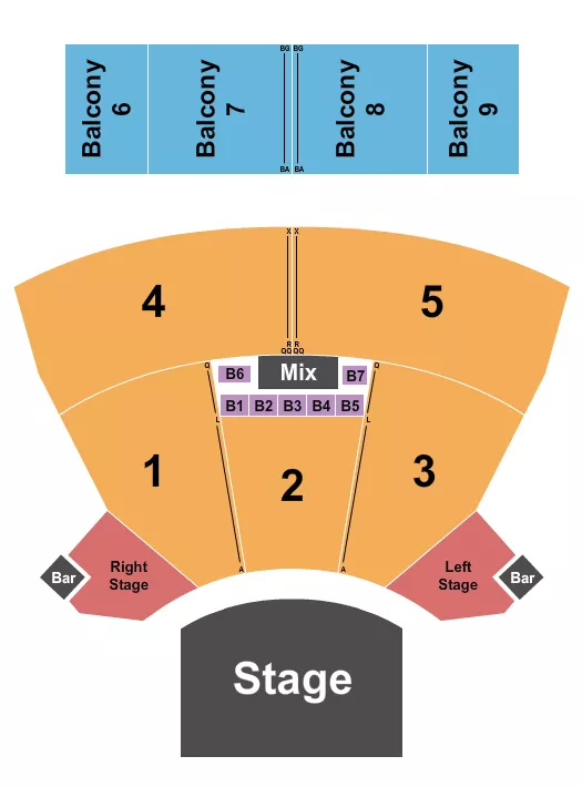 INTERNATIONAL WESTGATE THEATER AT WESTGATE LAS VEGAS RESORT CASINO ENDSTAGE 2 Seating Map Seating Chart