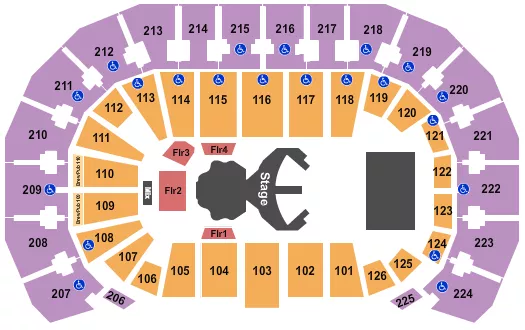CIRQUE OVO Seating Map Seating Chart