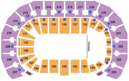 PBR Seating Map Seating Chart