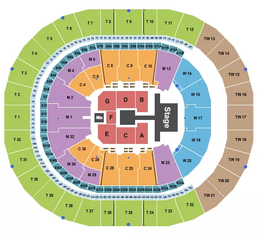 YOUNG MIKO Seating Map Seating Chart