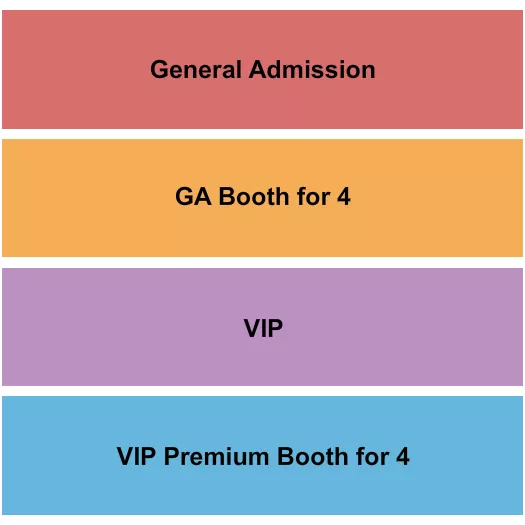 GA BOOTH PREMIUM Seating Map Seating Chart