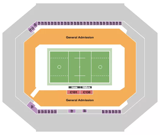 WOMENS LACROSSE Seating Map Seating Chart