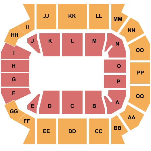 PBR Seating Map Seating Chart