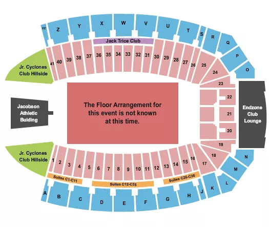 GENERIC FLOOR Seating Map Seating Chart