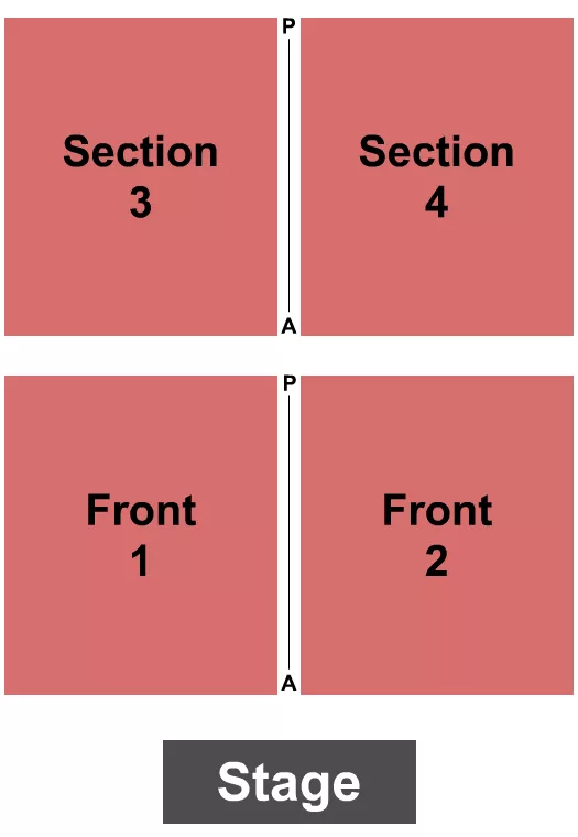 ENDSTAGE 4 Seating Map Seating Chart
