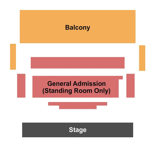 ENDSTAGE GA FLOOR Seating Map Seating Chart