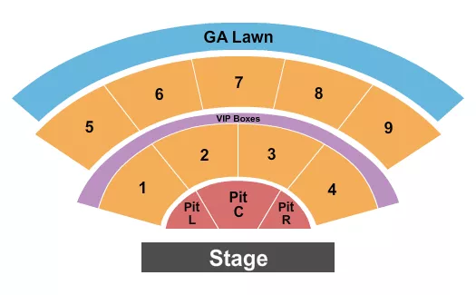 ENDSTAGE RSV Seating Map Seating Chart