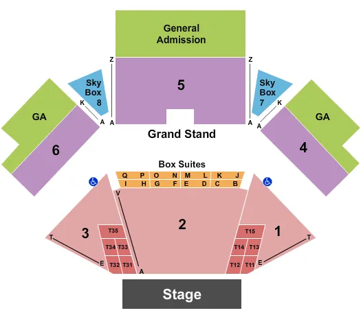 ENDSTAGE TABLES Seating Map Seating Chart