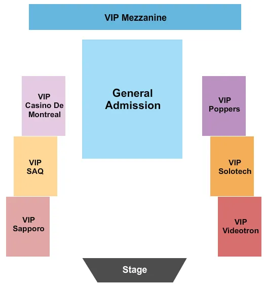 JACQUES CARTIER PIER IN THE OLD PORT OF MONTREAL IGLOOFEST Seating Map Seating Chart