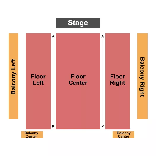 FLOOR BALC Seating Map Seating Chart