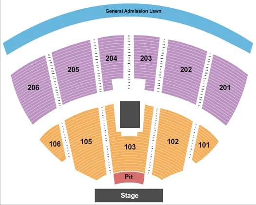 ENDSTAGE 2 Seating Map Seating Chart