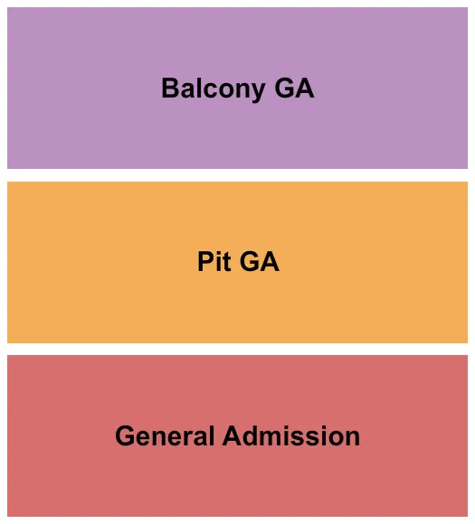 JOES LIVE PARKER MCCOLLUM Seating Map Seating Chart