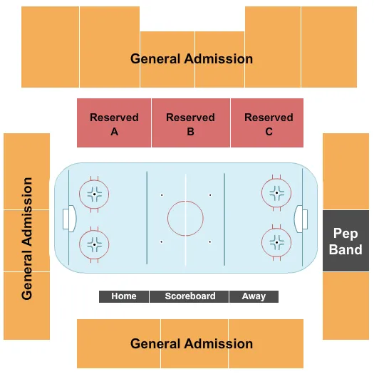 HOCKEY Seating Map Seating Chart