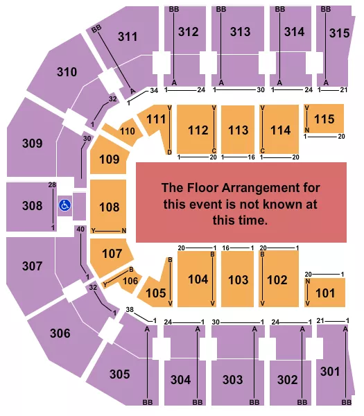 GENERIC FLOOR Seating Map Seating Chart