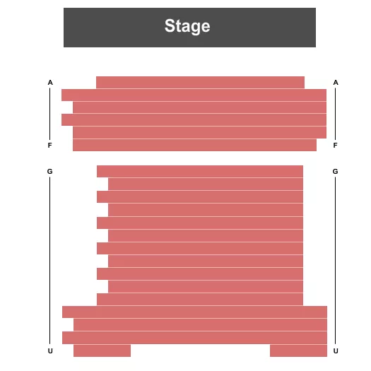 JOHN W ENGEMAN THEATER END STAGE Seating Map Seating Chart