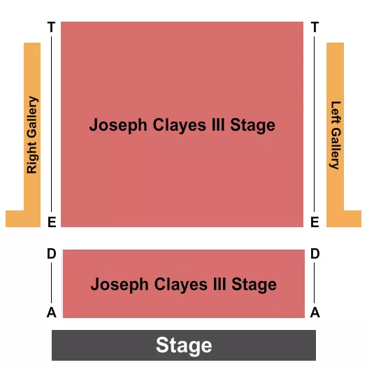 ENDSTAGE Seating Map Seating Chart