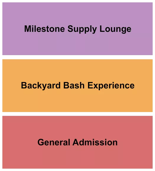 GA EXPERIENCE LOUNGE Seating Map Seating Chart