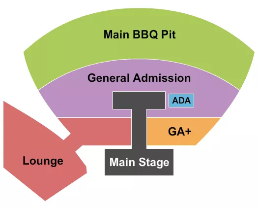 TAMPA PIG JIG Seating Map Seating Chart