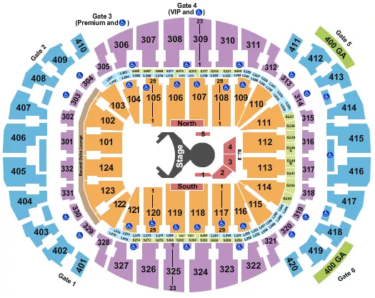 CIRQUE DU SOLEIL Seating Map Seating Chart