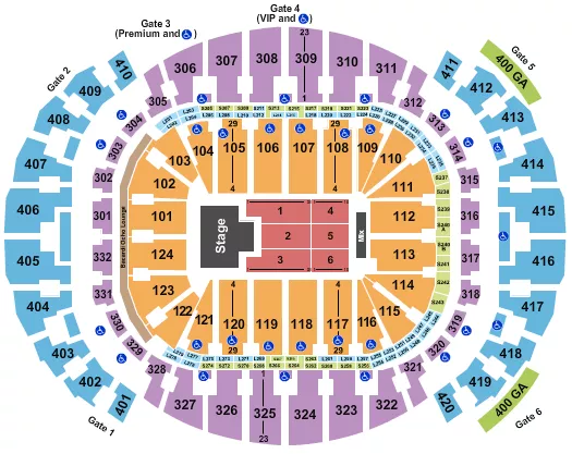 OMAR COURTZ Seating Map Seating Chart