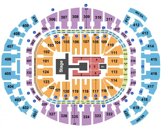 YOUNG MIKO Seating Map Seating Chart