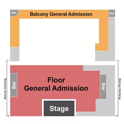 GA FLOOR GA BALCONY Seating Map Seating Chart