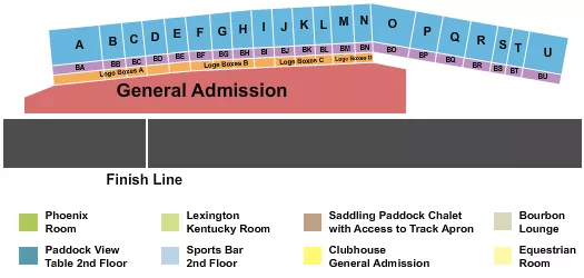 BREEDERS CUP Seating Map Seating Chart