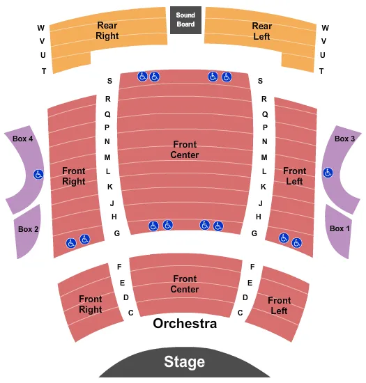ENDSTAGE 2 Seating Map Seating Chart