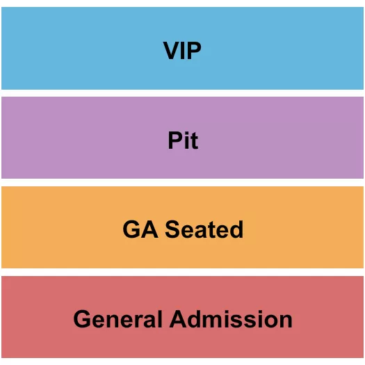 FESTIVAL 2 Seating Map Seating Chart