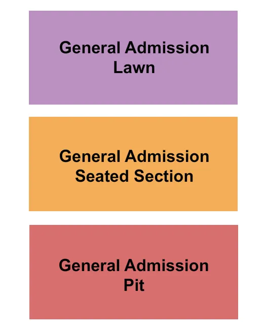 GA PIT GA SEATED GA LAWN Seating Map Seating Chart