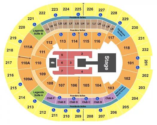 LE SSERAFIM Seating Map Seating Chart