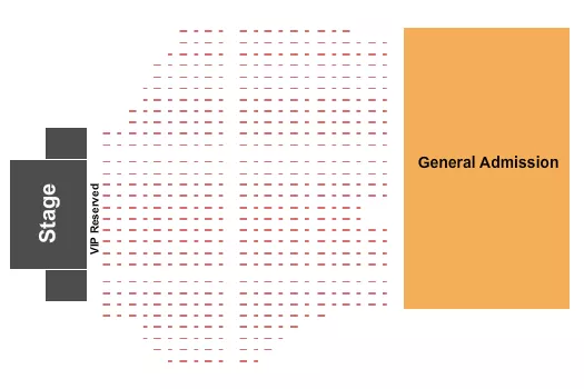 VIP RESERVED GA Seating Map Seating Chart