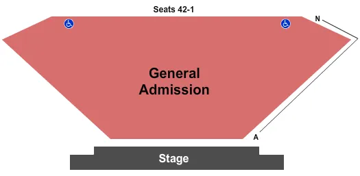 END STAGE Seating Map Seating Chart