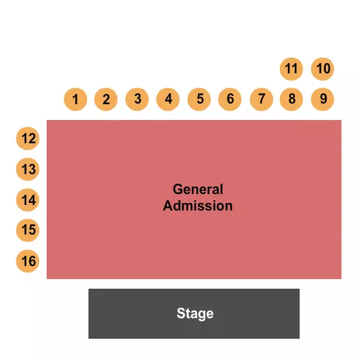 KNITTING FACTORY CONCERT HOUSE BOISE GA FLOOR RESV TABLES 2 Seating Map Seating Chart