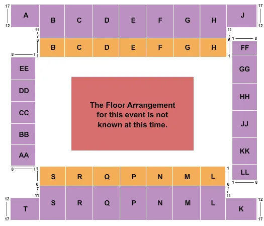 GENERIC FLOOR Seating Map Seating Chart