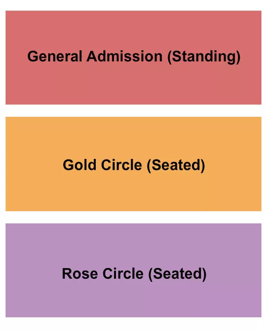 LA ROSA TUCSON GA STANDING GOLD ROSE Seating Map Seating Chart