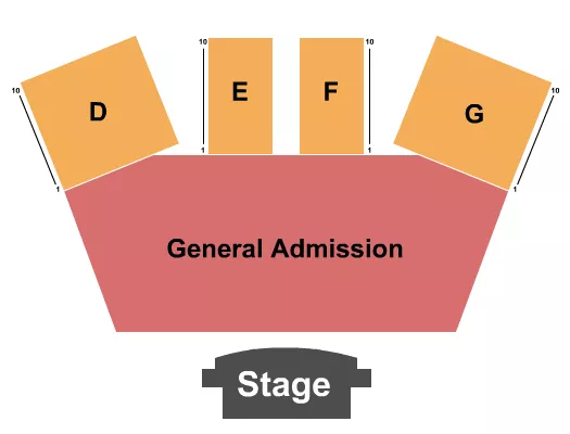 LAUBERGE CASINO HOTEL BATON ROUGE GA FLOOR RSV D G Seating Map Seating Chart