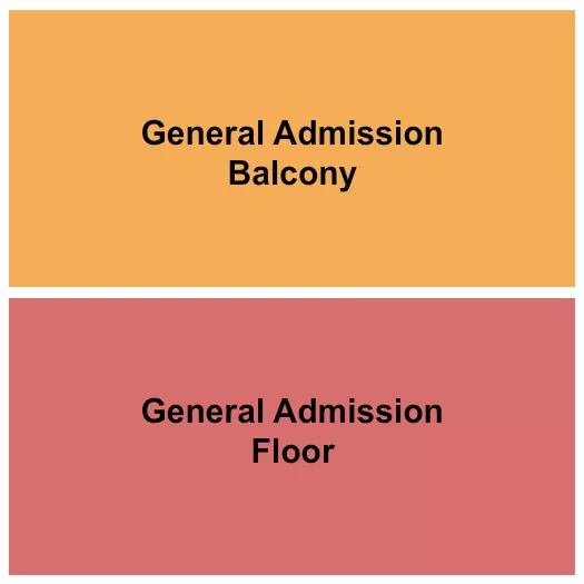GA FLOOR GA BALCONY Seating Map Seating Chart
